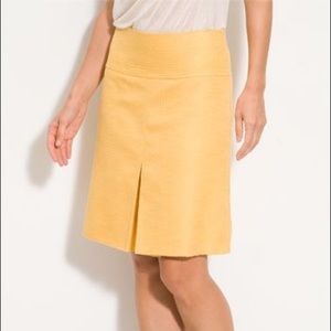 Tory Burch baelee yellow tweed skirt